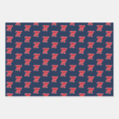 Universiteit van Mississippi | Script M Inpakpapier Vel (Voorkant 2)