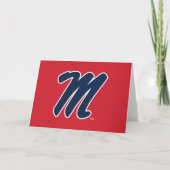 Universiteit van Mississippi | Script M Kaart (Voorkant)