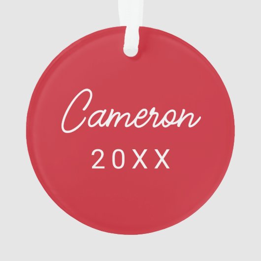 Universiteit van Mississippi | Script M Ornament (achterkant)