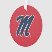 Universiteit van Mississippi | Script M Ornament (voorkant)