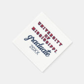 Universiteit van Mississippi | Type blok Servet (Hoek)