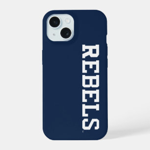 Universiteit van Mississippi   Woordmerk Rebels iPhone 15 Hoesje