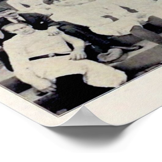 Universiteit van Ohio - Eerste Football Team 1894 Poster (Hoek)