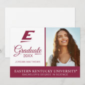 Universiteit van Oost-Kentucky E Aankondiging (Voorkant / Achterkant)