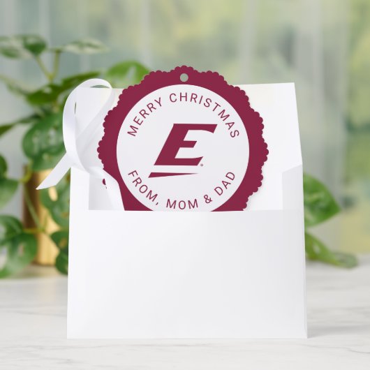 Universiteit van Oost-Kentucky E Ornament Kaart (Envelop)
