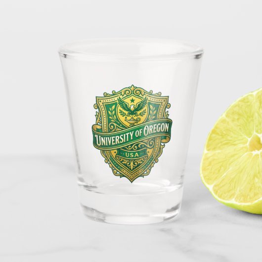 Universiteit van Oregon VS Shot Glas (Voorkant)