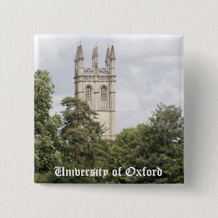 Universiteit van Oxford Vierkante Button 5,1 Cm