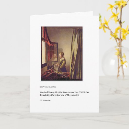 UNIVERSITEIT VAN PHOENIX AFSTUDEREN KAART (Gele Bloem)