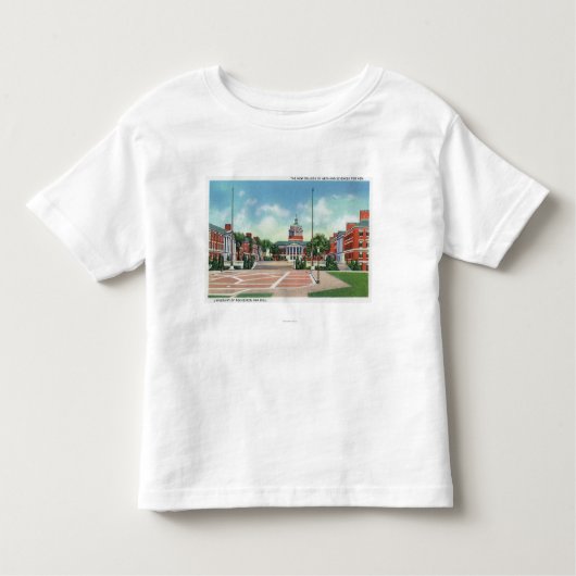 Universiteit van Rochester Kinder Shirts (Voorkant)
