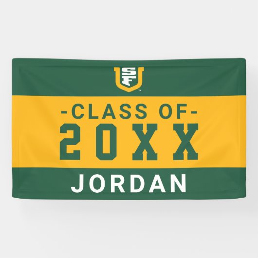 Universiteit van San Francisco | Afstuderen klasse Spandoek (Horizontaal)