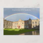 Universiteit van St Andrews St Salvator's Quad Car Briefkaart (Voorkant)