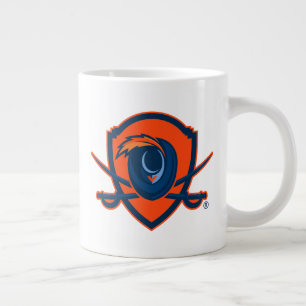 Universiteit van Virginia Cavalier Shield Extra Grote Beker