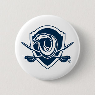 Universiteit van Virginia Cavalier Shield Ronde Button 5,7 Cm