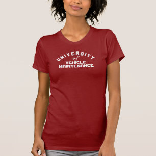 Universiteit van Voertuigonderhoud Grafisch T-shirt