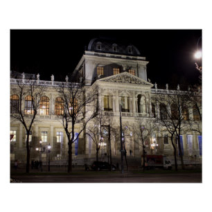 Universiteit van Wenen Oostenrijk Perfect Poster