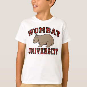 Universiteit van Wombat T-shirt