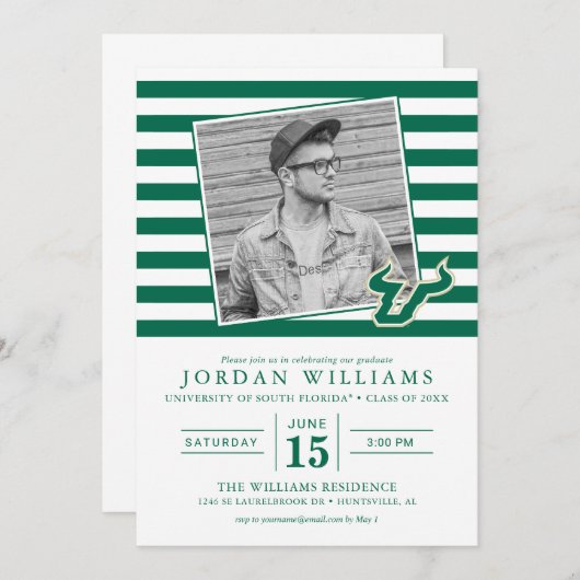 Universiteit van Zuid-Florida Afstuderen Aankondiging (Voorkant / Achterkant)