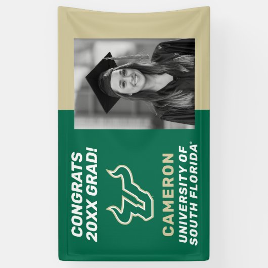 Universiteit van Zuid-Florida Afstuderen Spandoek (Verticaal)