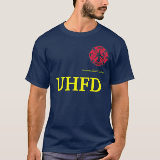 Universiteitshoogten iowa Fire Dept. - Gepersonali T-shirt