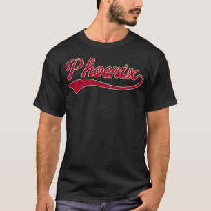 Universiteitsschool Phoeni Baseball Sport Fan T-shirt
