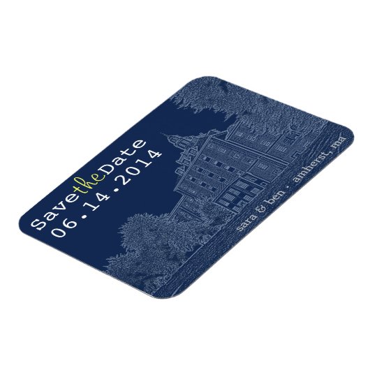 Universiteitsstudentenopslag De datum opslaan Magneet (Linkerzijde)