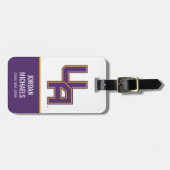 University at Albany Initiaal Logo Bagagelabel (Voorkant horizontaal)