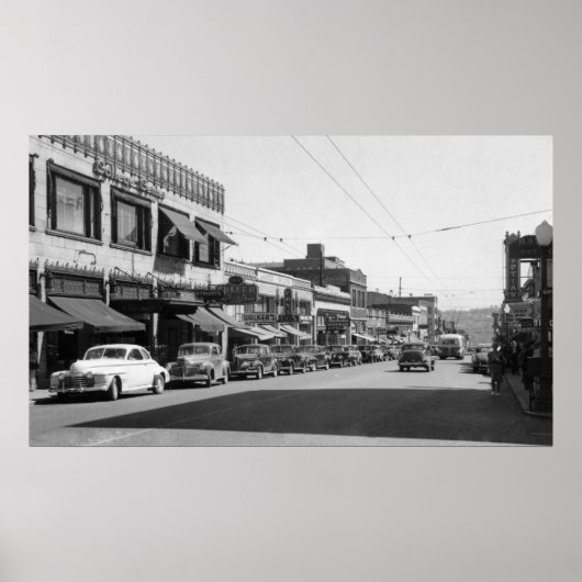 University Avenue in Seattle, Washington Poster (Voorkant)