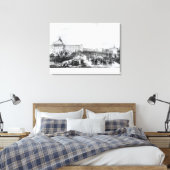 University College School, Londen, 1835 Canvas Afdruk (Insitu (Slaapkamer))