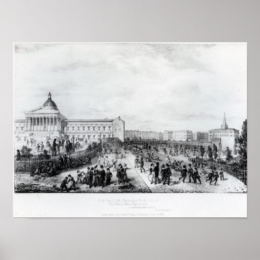 University College School, Londen, 1835 Poster (Voorkant)