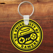 University of Gamers Logo Gaming Sleutelhanger (Voorkant)