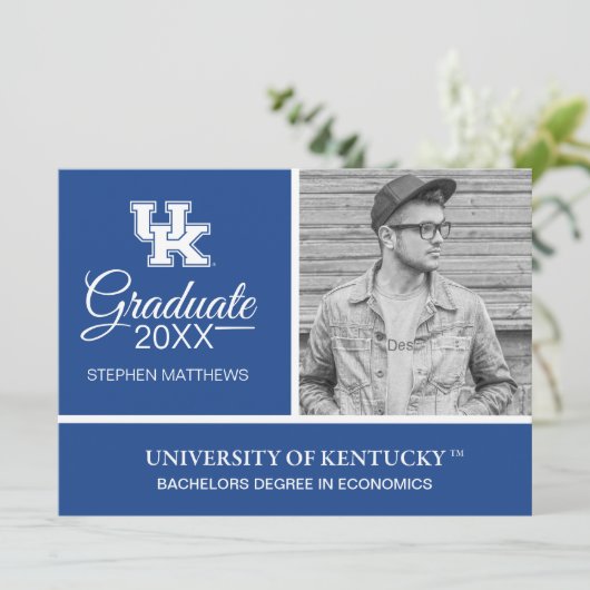 University of Kentucky | Afstuderen Kaart (Staand voorkant)