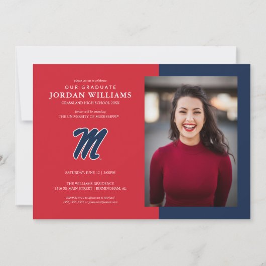 University of Mississippi | Script M Aankondiging (Voorkant)