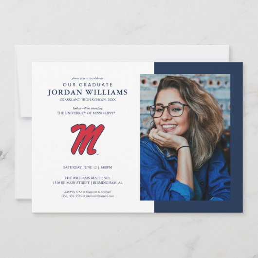 University of Mississippi | Script M Aankondiging (Voorkant)