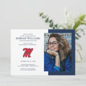 University of Mississippi | Script M Aankondiging (Staand voorkant)