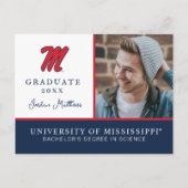 University of Mississippi | Script M Aankondigingskaart (Voorkant)