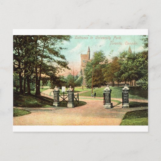 University Park, Toronto Canada 1907  Briefkaart (Voorkant)
