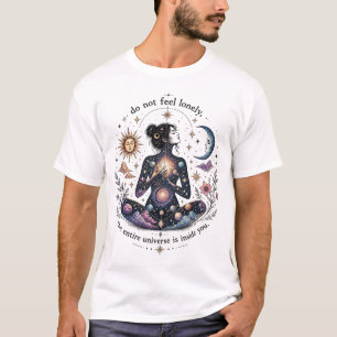 Universum Binnen Jou Tattoo Stijl T-Shirt