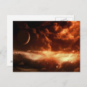 universum briefkaart (Voorkant / Achterkant)