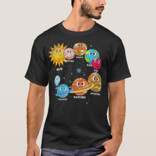 Universum galaxy Planets Astronomy Kinder Space Sc T-shirt