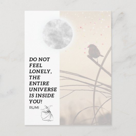 Universum in jou briefkaart (Voorkant)