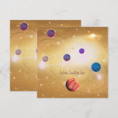 universum kaart (Voorkant / Achterkant)