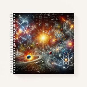 Universum & kwantumvergelijkingen notitieboek
