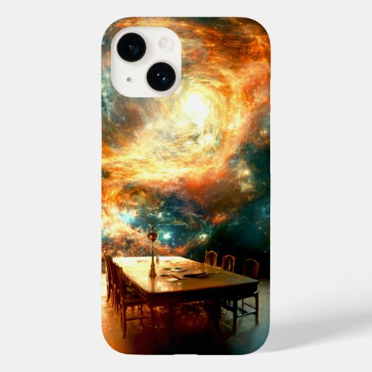 Universum voor het diner Case-Mate iPhone case (Achterkant)
