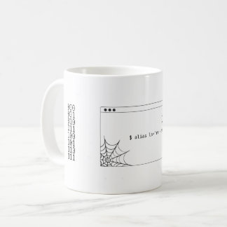 Unix command 'alias' grappig koffiemok