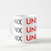 unix unix koffiemok (Voorkant links)