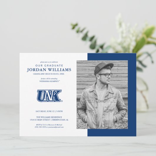 UNK Lopers Afgestudeerd Aankondiging (Staand voorkant)