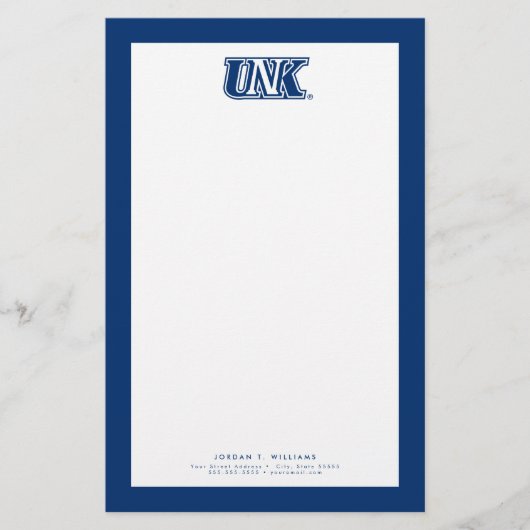 UNK | Universiteit van Nebraska te Kearney Briefpapier (Voorkant)