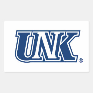 UNK Universiteit van Nebraska te Kearney Rechthoekige Sticker