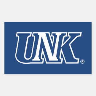 UNK | Universiteit van Nebraska te Kearney Rechthoekige Sticker