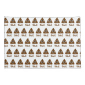 Unko うんこ poep Japanse taal Kussensloop (Achterkant-Rechts)